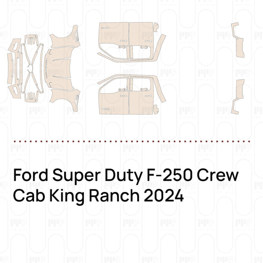 Voorgesneden PPF Ford Super Duty F-250 Crew Cab King Ranch 2024