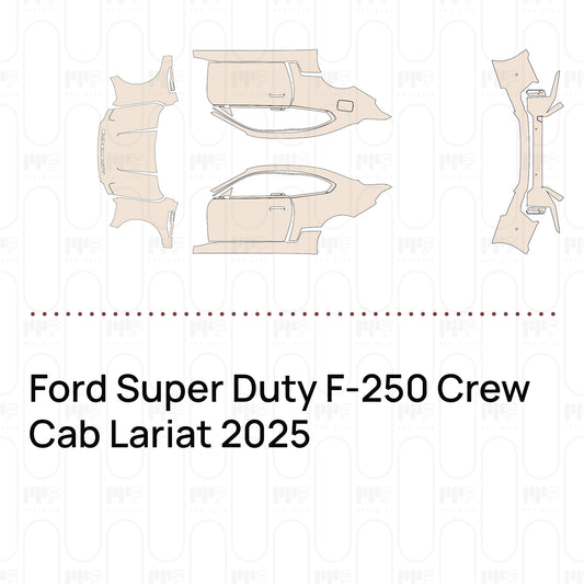 Voorgesneden PPF Ford Super Duty F-250 Crew Cab Lariat 2025