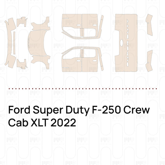Voorgesneden PPF Ford Super Duty F-250 Crew Cab XLT 2022