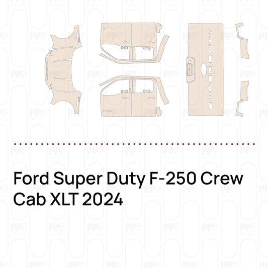 Voorgesneden PPF Ford Super Duty F-250 Crew Cab XLT 2024
