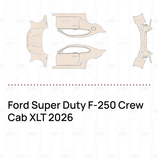 Voorgesneden PPF Ford Super Duty F-250 Crew Cab XLT 2026