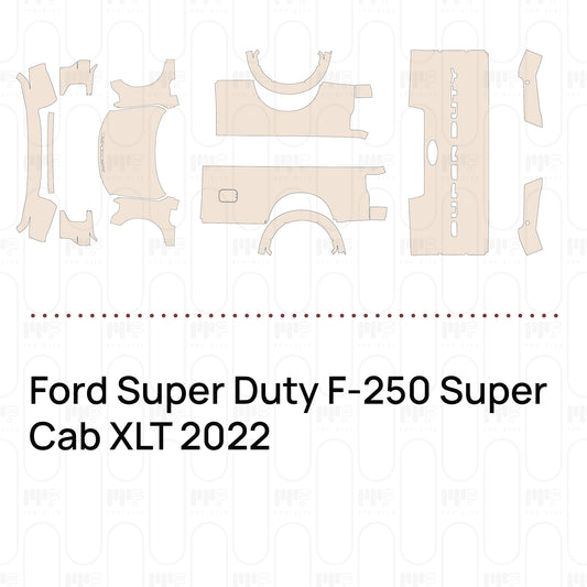 Voorgesneden PPF Ford Super Duty F-250 Super Cab XLT 2022