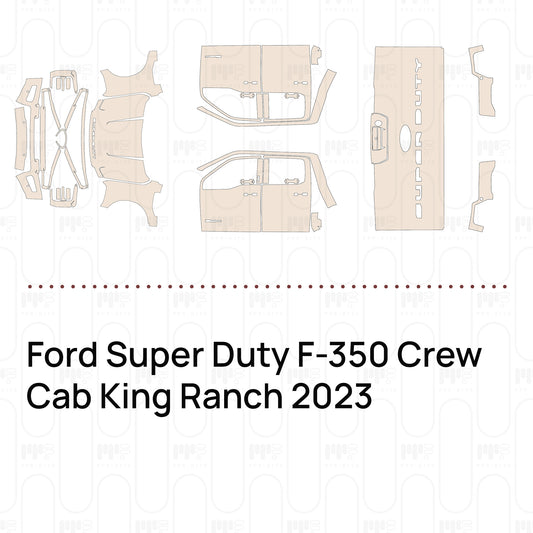 Voorgesneden PPF Ford Super Duty F-350 Crew Cab King Ranch 2023