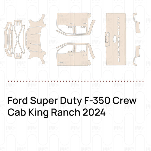 Voorgesneden PPF Ford Super Duty F-350 Crew Cab King Ranch 2024