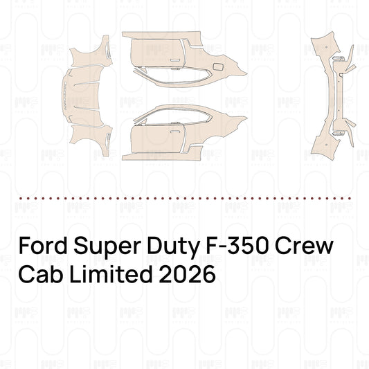 Voorgesneden PPF Ford Super Duty F-350 Crew Cab Limited 2026