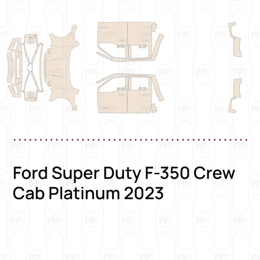 Voorgesneden PPF Ford Super Duty F-350 Crew Cab Platinum 2023