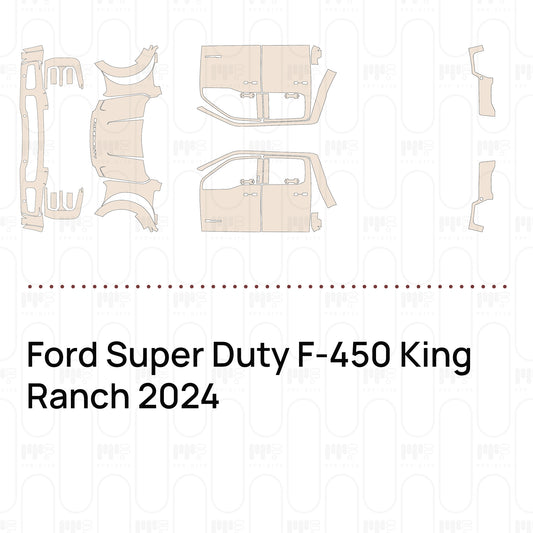 Voorgesneden PPF Ford Super Duty F-450 King Ranch 2024