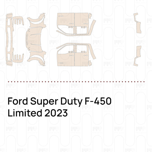 Voorgesneden PPF Ford Super Duty F-450 Limited 2023