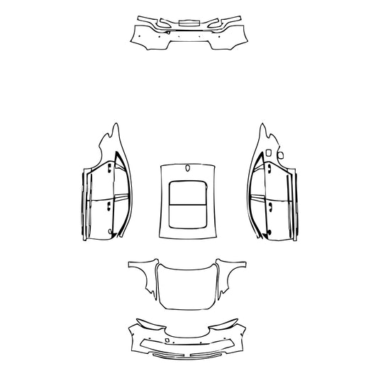 Pre-Cut PPF Ford Taurus Base 2019 - PPF-Kits