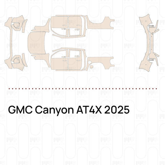 Voorgesneden PPF GMC Canyon AT4X 2025