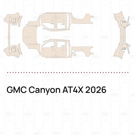 Voorgesneden PPF GMC Canyon AT4X 2026