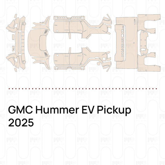 Voorgesneden PPF GMC Hummer EV Pickup 2025