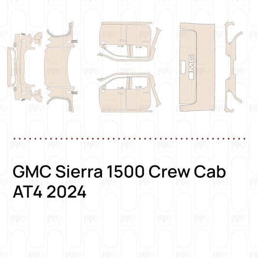 Voorgesneden PPF GMC Sierra 1500 Crew Cab AT4 2024