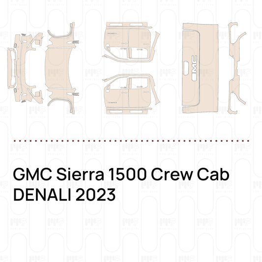 Voorgesneden PPF GMC Sierra 1500 Crew Cab DENALI 2023