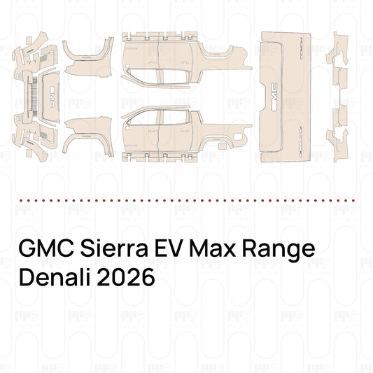 Voorgesneden PPF GMC Sierra EV Max Range Denali 2026