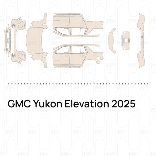 Voorgesneden PPF GMC Yukon Elevation 2025