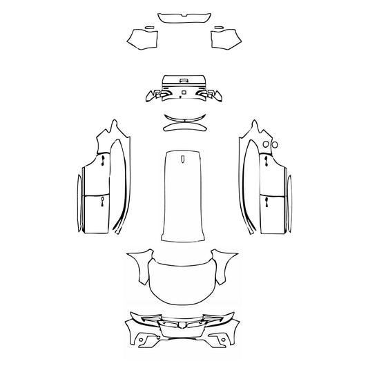 Voorgesneden PPF Honda BR-V (TH) 2025