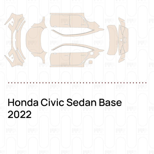 Voorgesneden PPF Honda Civic Sedan Base 2022