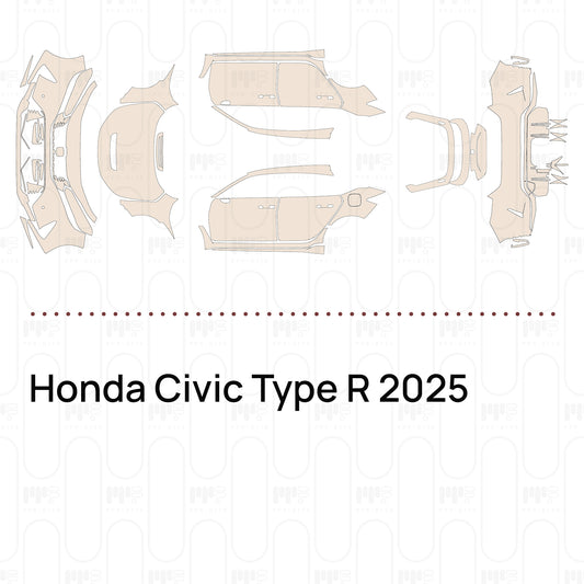 Voorgesneden PPF Honda Civic Type R 2025