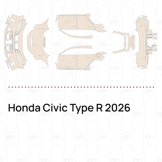 Voorgesneden PPF Honda Civic Type R 2026
