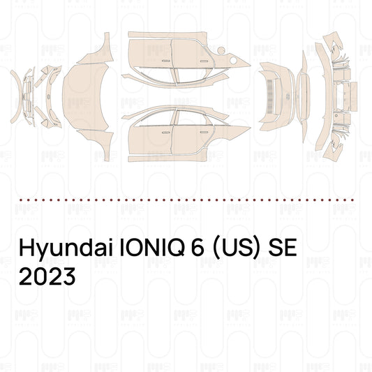Voorgesneden PPF Hyundai IONIQ 6 (US) SE 2023
