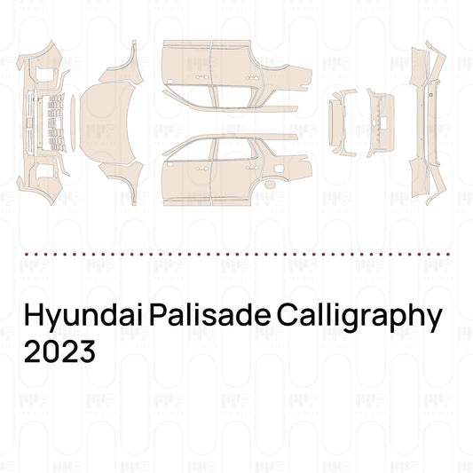 Voorgesneden PPF Hyundai Palisade Calligraphy 2023