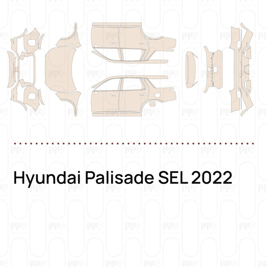 Voorgesneden PPF Hyundai Palisade SEL 2022