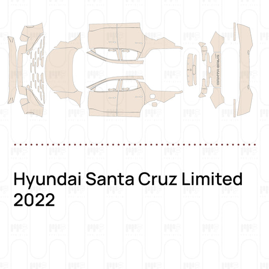 Voorgesneden PPF Hyundai Santa Cruz Limited 2022