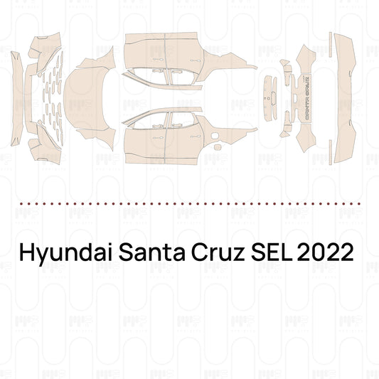 Voorgesneden PPF Hyundai Santa Cruz SEL 2022