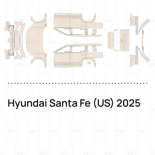 Voorgesneden PPF Hyundai Santa Fe (US) 2025
