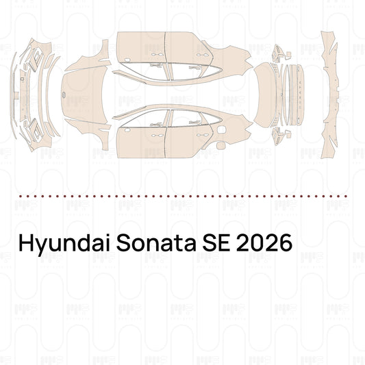 Voorgesneden PPF Hyundai Sonata SE 2026