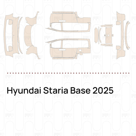 Voorgesneden PPF Hyundai Staria Base 2025