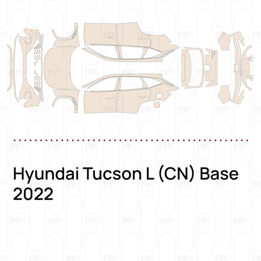 Voorgesneden PPF Hyundai Tucson L (CN) Base 2022