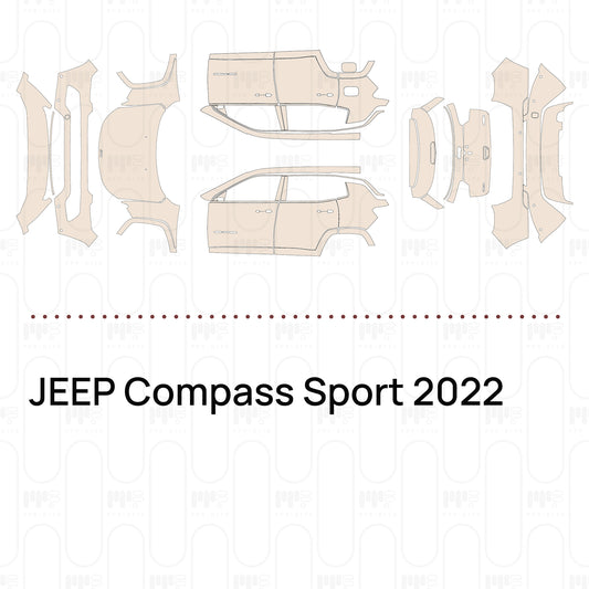Voorgesneden PPF JEEP Compass Sport 2022