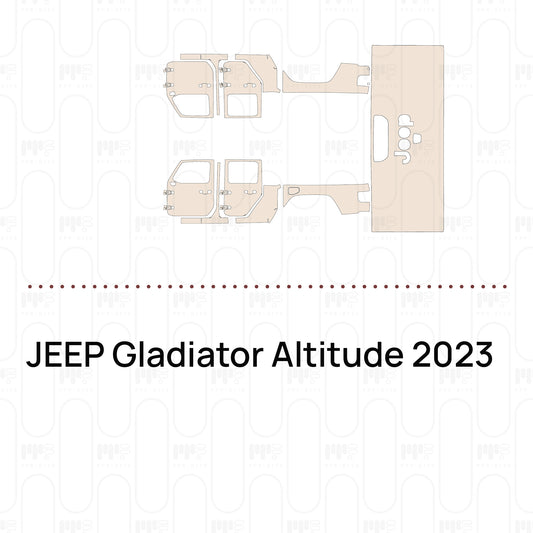 Voorgesneden PPF JEEP Gladiator Altitude 2023