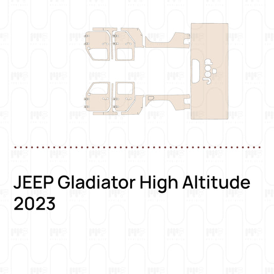 Voorgesneden PPF JEEP Gladiator High Altitude 2023