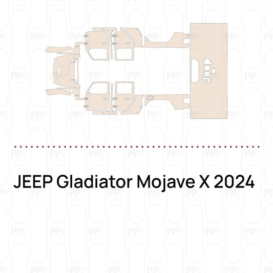 Voorgesneden PPF JEEP Gladiator Mojave X 2024