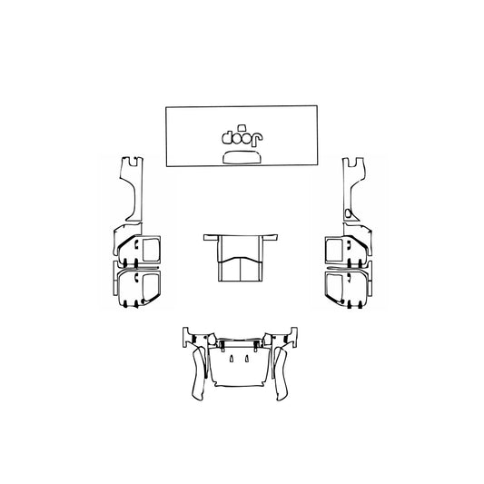 Pre-Cut PPF JEEP Gladiator Sport 2020 - PPF-Kits