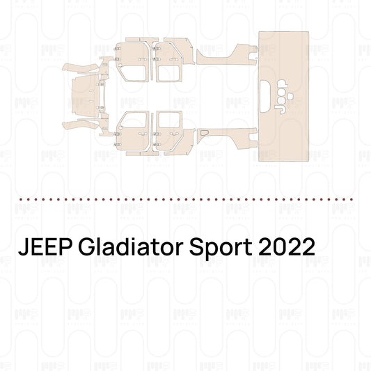 Voorgesneden PPF JEEP Gladiator Sport 2022