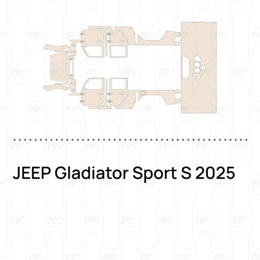 Voorgesneden PPF JEEP Gladiator Sport S 2025