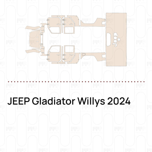 Voorgesneden PPF JEEP Gladiator Willys 2024
