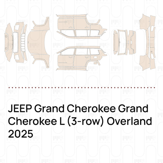Voorgesneden PPF JEEP Grand Cherokee Grand Cherokee L (3-row) Overland 2025