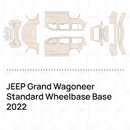 Voorgesneden PPF JEEP Grand Wagoneer Standard Wheelbase Base 2022