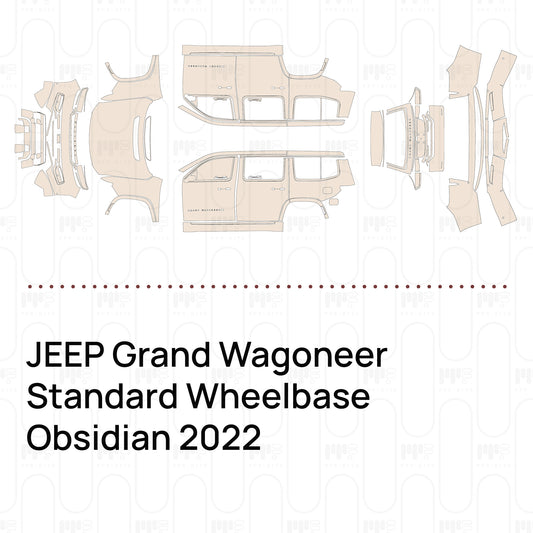 Voorgesneden PPF JEEP Grand Wagoneer Standard Wheelbase Obsidian 2022