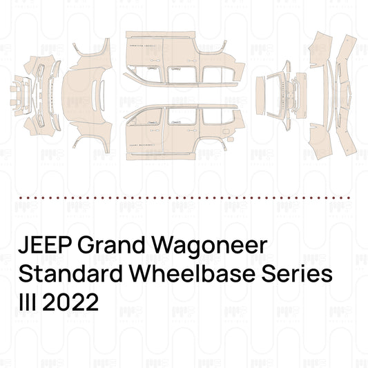 Voorgesneden PPF JEEP Grand Wagoneer Standard Wheelbase Series III 2022
