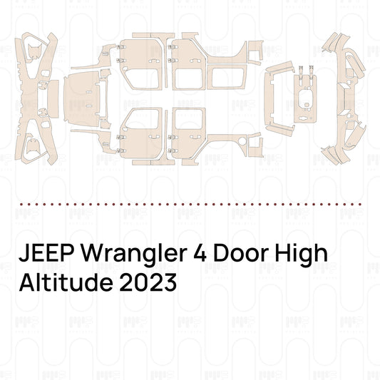 Voorgesneden PPF JEEP Wrangler 4 Door High Altitude 2023
