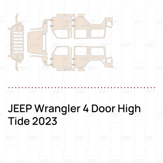 Voorgesneden PPF JEEP Wrangler 4 Door High Tide 2023