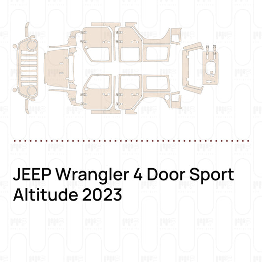 Voorgesneden PPF JEEP Wrangler 4 Door Sport Altitude 2023