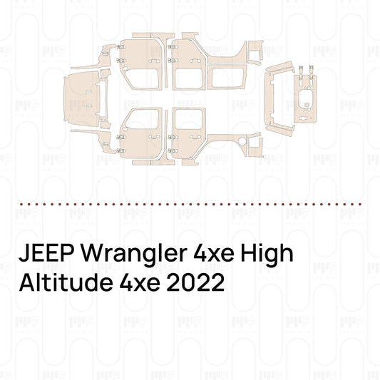 Voorgesneden PPF JEEP Wrangler 4xe High Altitude 4xe 2022