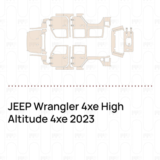 Voorgesneden PPF JEEP Wrangler 4xe High Altitude 4xe 2023